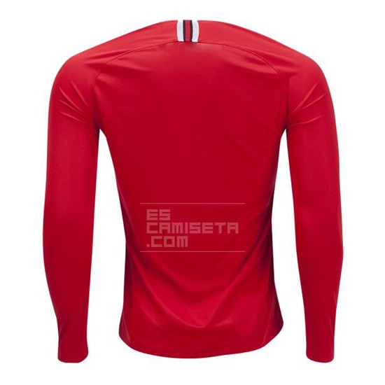 Manga Larga Camiseta Paris Saint-Germain Portero 18-19 Rojo - Haga un click en la imagen para cerrar